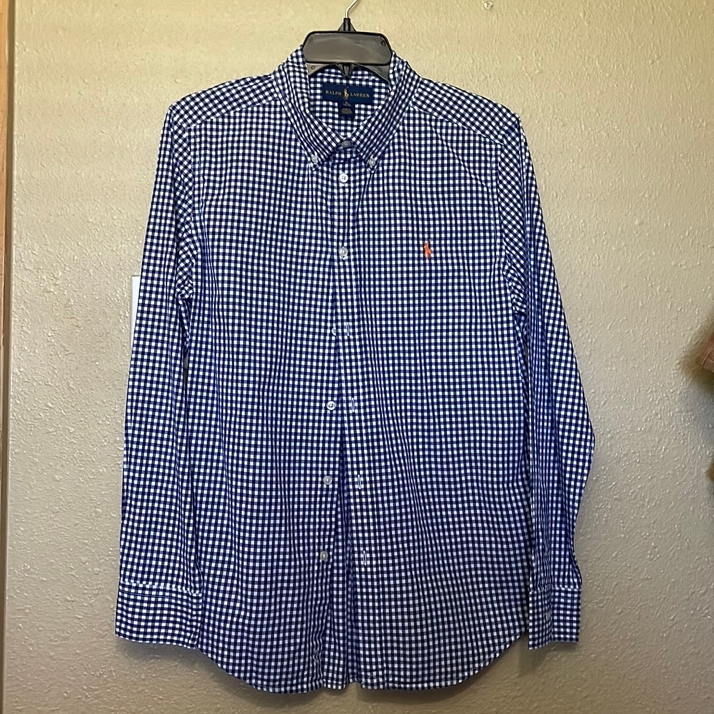 Ralph Lauren polo dress shirt boys long sleeve